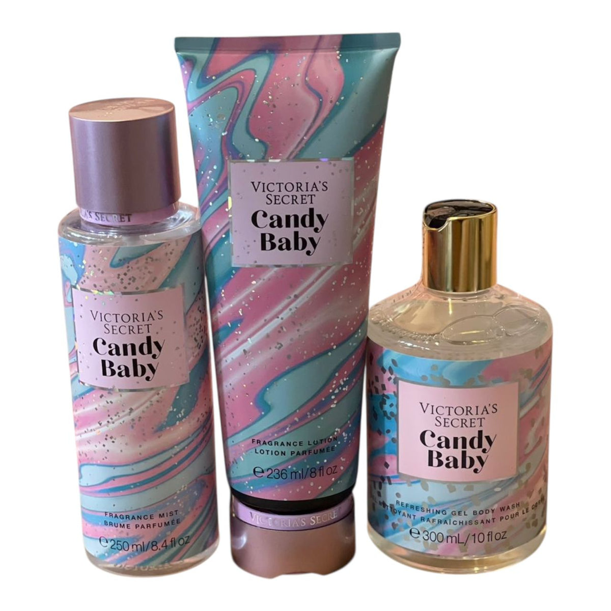 VS CANDY BABY MIST BODY LOTION BATH WASH SET
